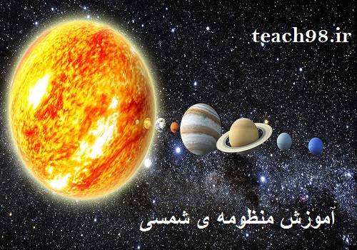 آموزش درس منظومه ی شمسی-علوم چهارم دبستان